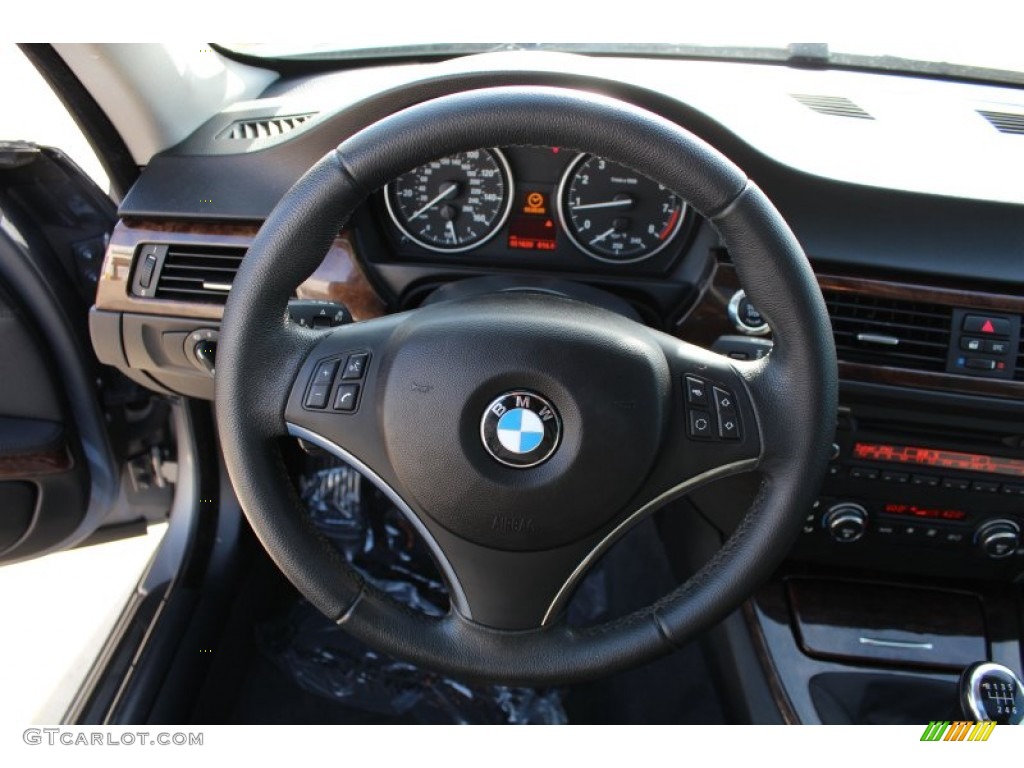2008 3 Series 335i Coupe - Space Grey Metallic / Black photo #11