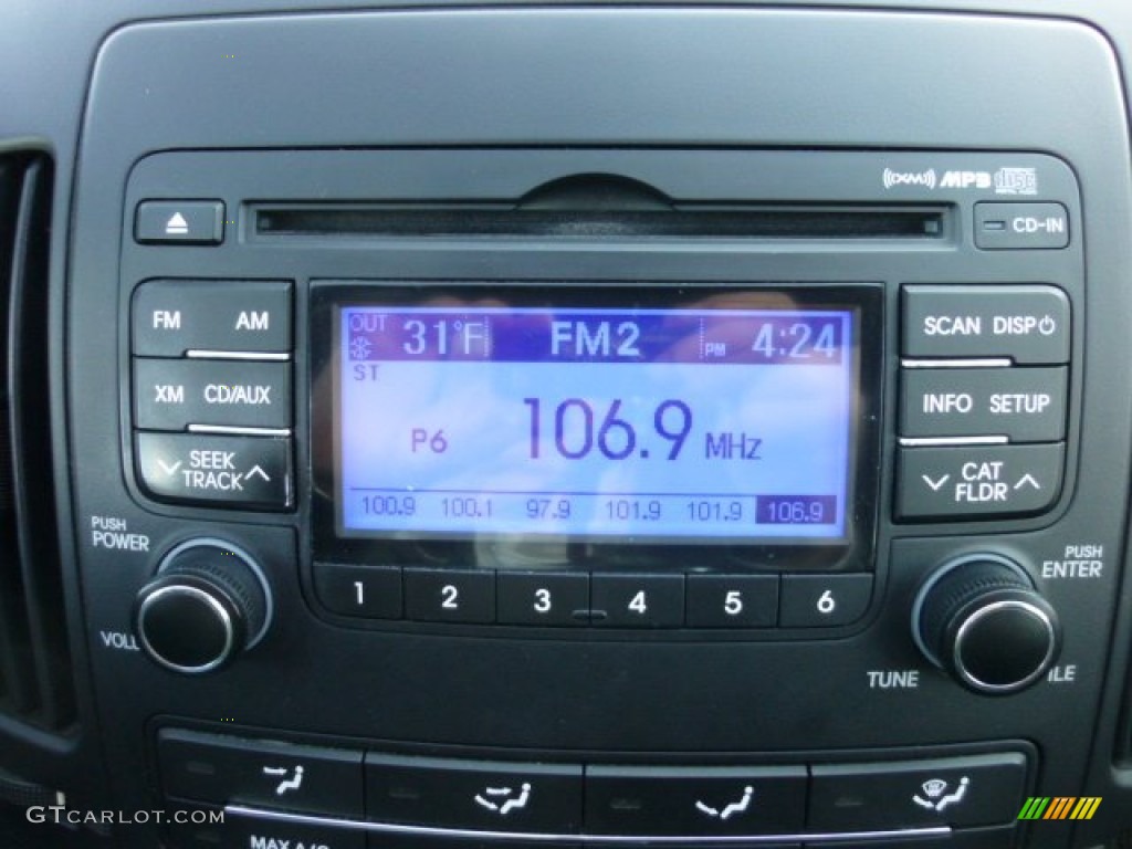 2009 Elantra Touring - Carbon Gray / Black photo #19