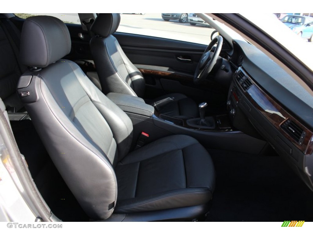 2008 3 Series 335i Coupe - Space Grey Metallic / Black photo #15