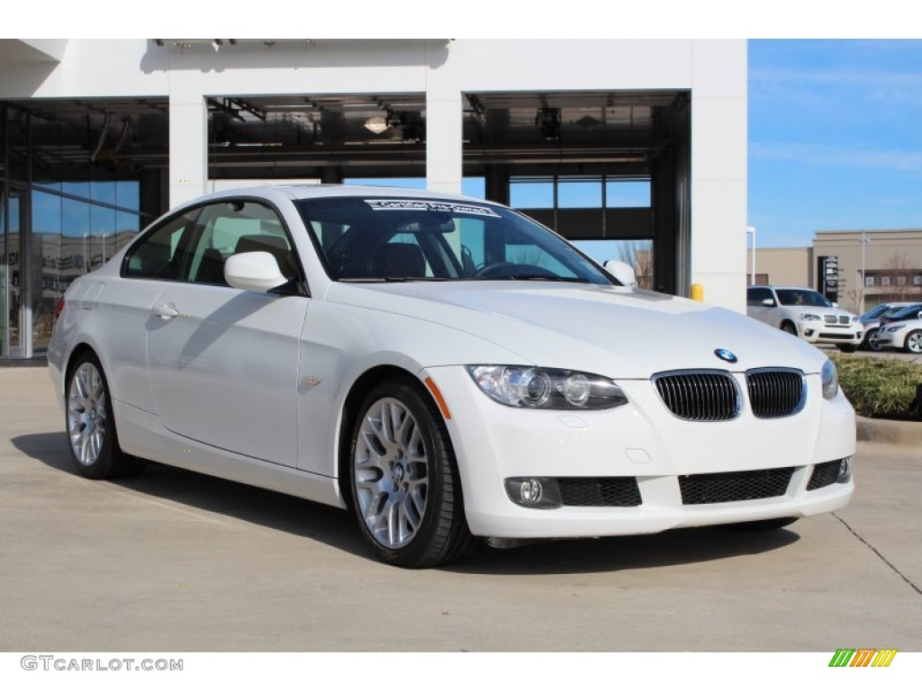 2010 3 Series 328i Coupe - Alpine White / Saddle Brown Dakota Leather photo #2