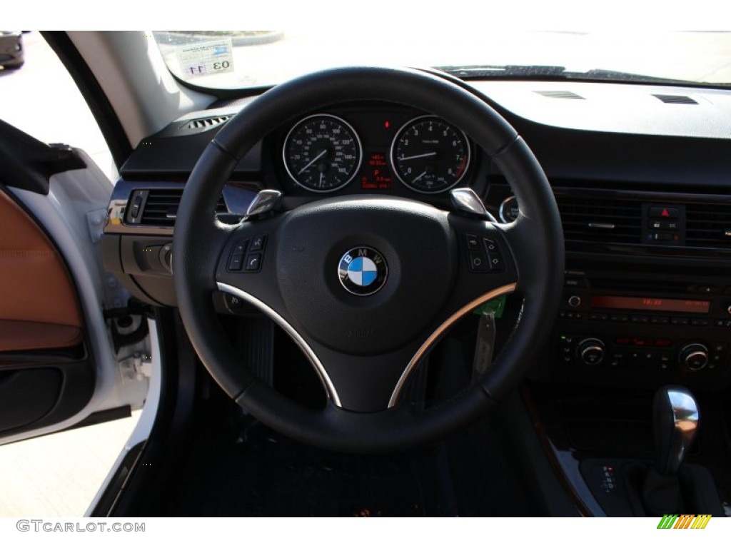 2010 3 Series 328i Coupe - Alpine White / Saddle Brown Dakota Leather photo #11