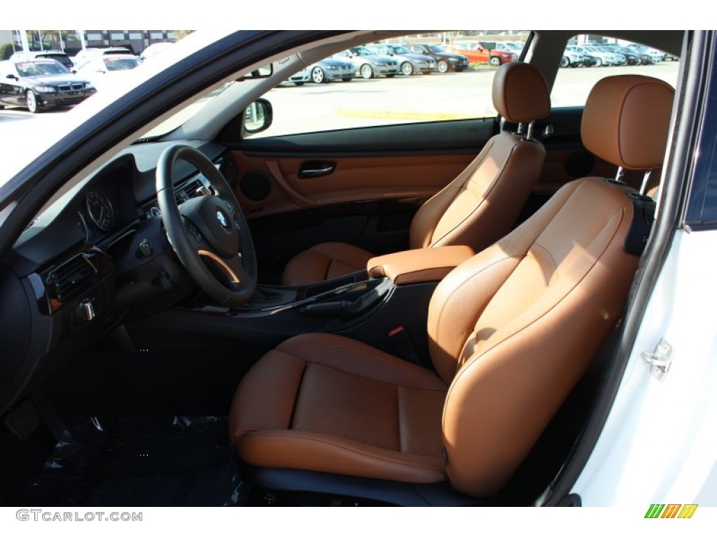 2010 3 Series 328i Coupe - Alpine White / Saddle Brown Dakota Leather photo #13