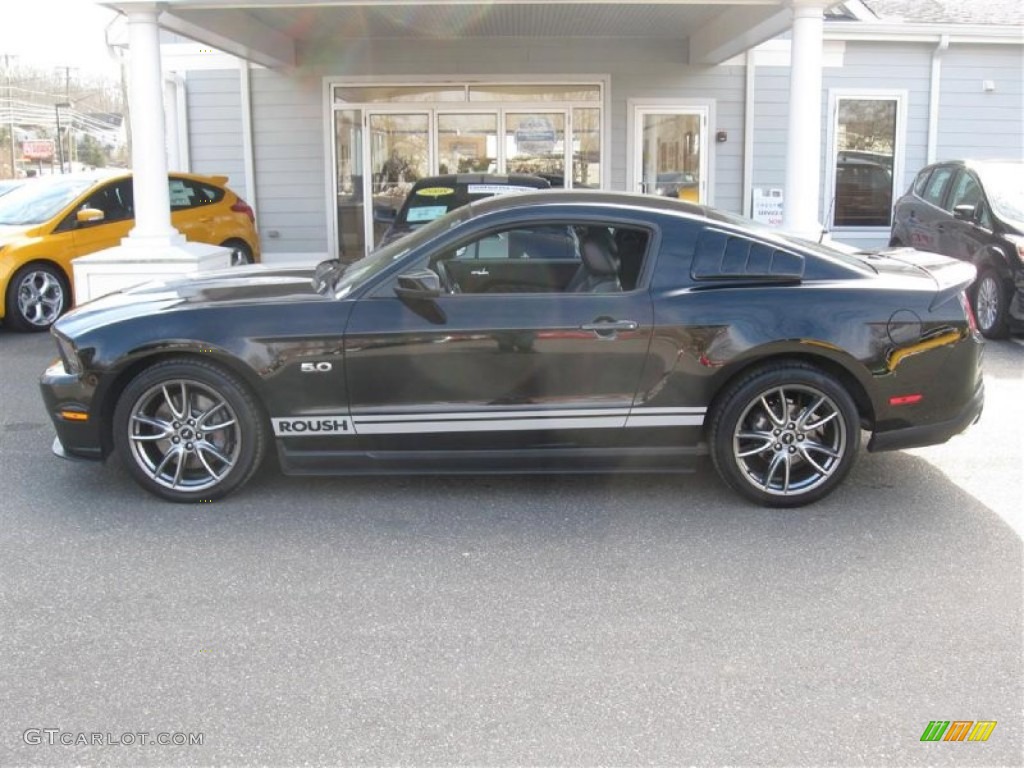 2011 Mustang Roush Sport Coupe - Ebony Black / Charcoal Black photo #4