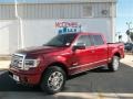 2013 Ruby Red Metallic Ford F150 Platinum SuperCrew 4x4  photo #2