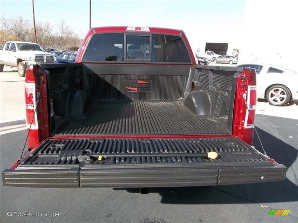 2013 F150 Platinum SuperCrew 4x4 - Ruby Red Metallic / Platinum Unique Pecan Leather photo #9