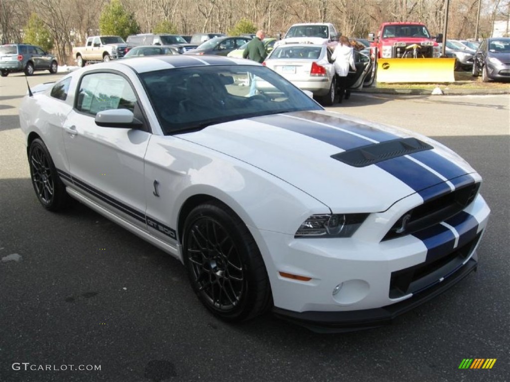 Performance White 2013 Ford Mustang Shelby GT500 Coupe Exterior Photo #76160348