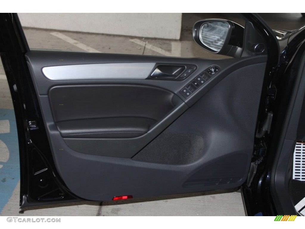 2013 GTI 4 Door Autobahn Edition - Deep Black Pearl Metallic / Titan Black photo #10