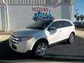 2013 White Platinum Tri-Coat Ford Edge Limited  photo #2