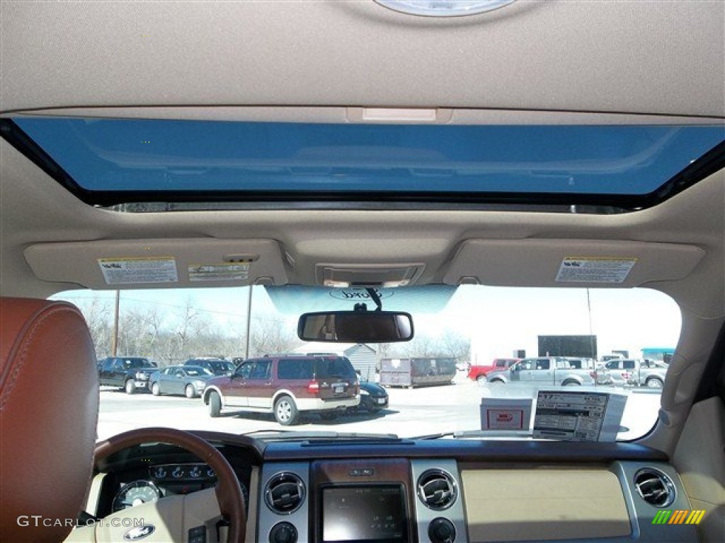 2013 F150 King Ranch SuperCrew 4x4 - Blue Jeans Metallic / King Ranch Chaparral Leather photo #22
