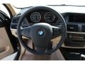 Sand Beige 2013 BMW X5 xDrive 35i Steering Wheel