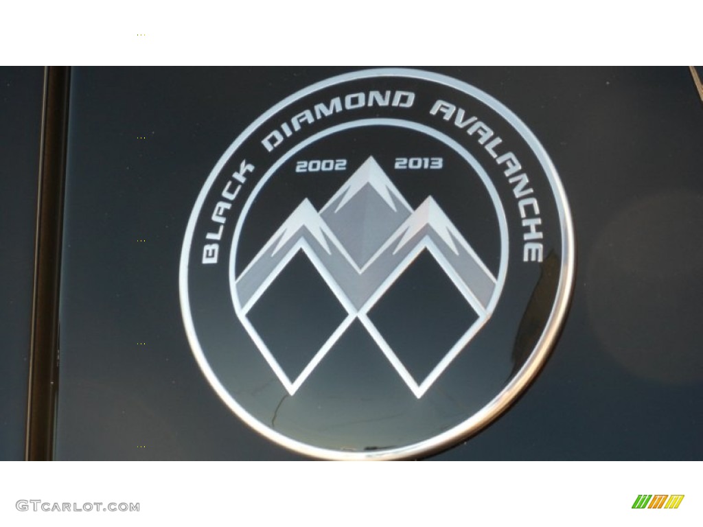 2013 Avalanche LTZ 4x4 Black Diamond Edition - Black / Ebony photo #2