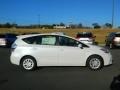 2013 Blizzard White Pearl Toyota Prius v Three Hybrid  photo #2