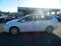 2013 Blizzard White Pearl Toyota Prius v Three Hybrid  photo #6