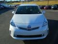 2013 Blizzard White Pearl Toyota Prius v Three Hybrid  photo #8