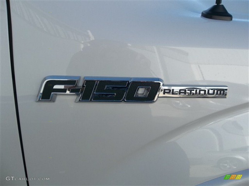 2013 F150 Platinum SuperCrew 4x4 - White Platinum Metallic Tri-Coat / Platinum Unique Pecan Leather photo #11