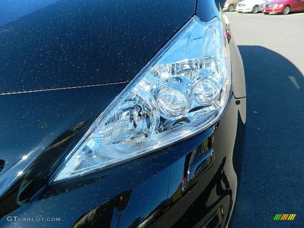2012 Prius v Five Hybrid - Black / Misty Gray photo #9