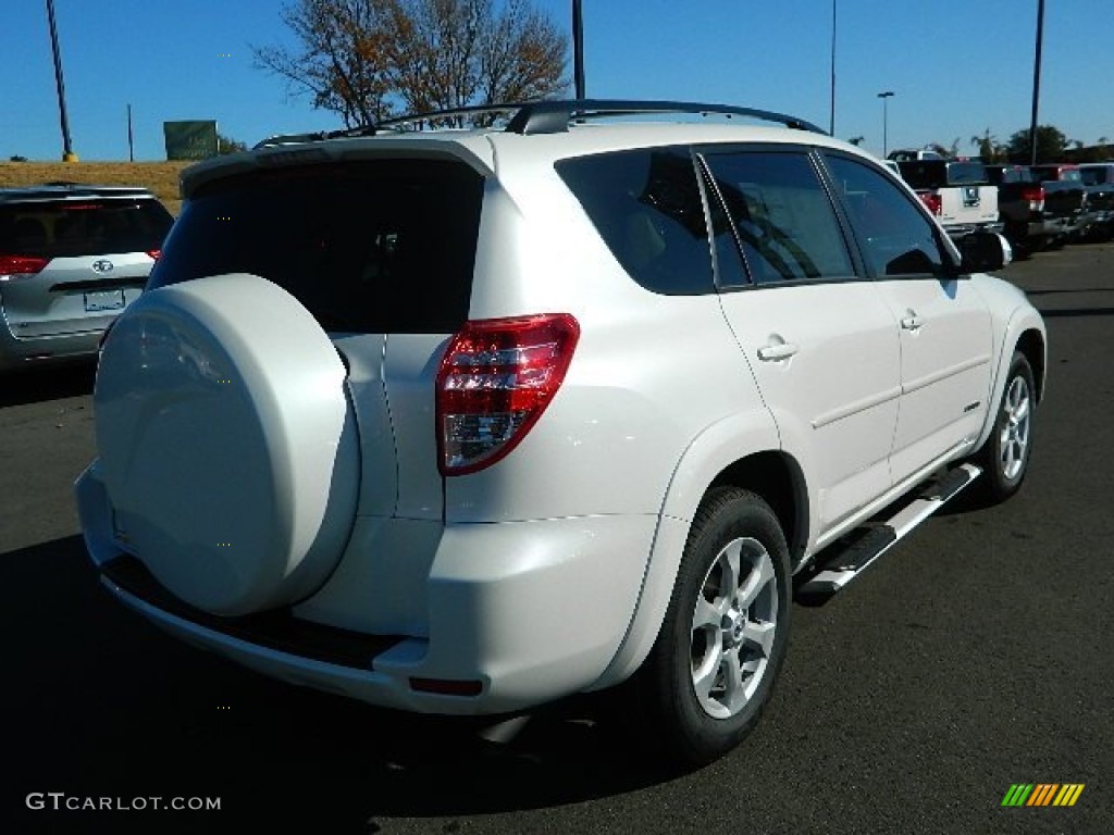 2012 RAV4 Limited - Blizzard White Pearl / Sand Beige photo #3