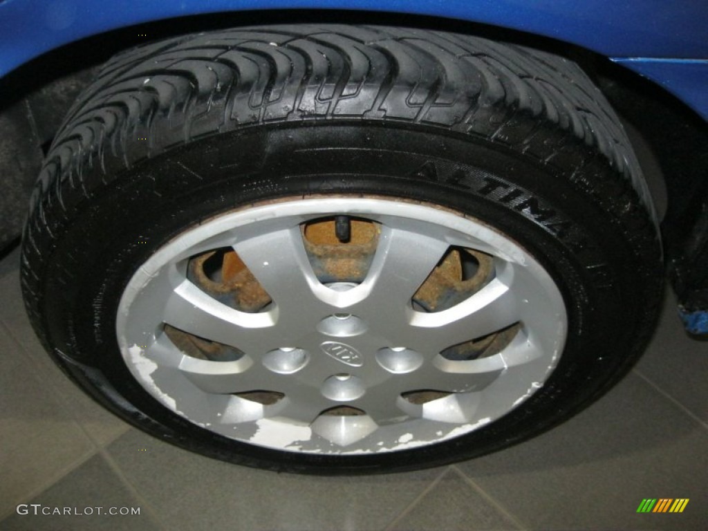 2004 Rio Sedan - Rally Blue / Gray photo #7