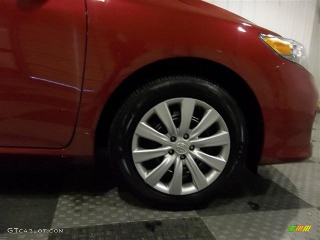 2012 Corolla LE - Barcelona Red Metallic / Ash photo #8