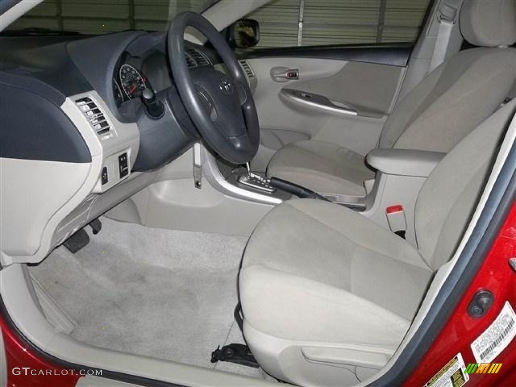 2012 Corolla LE - Barcelona Red Metallic / Ash photo #10