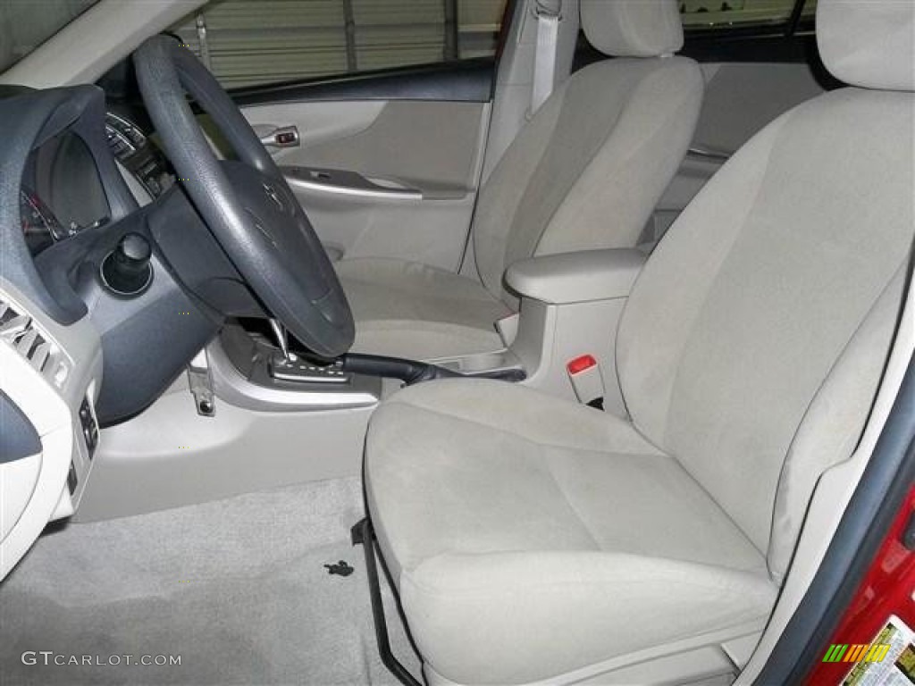 2012 Corolla LE - Barcelona Red Metallic / Ash photo #11