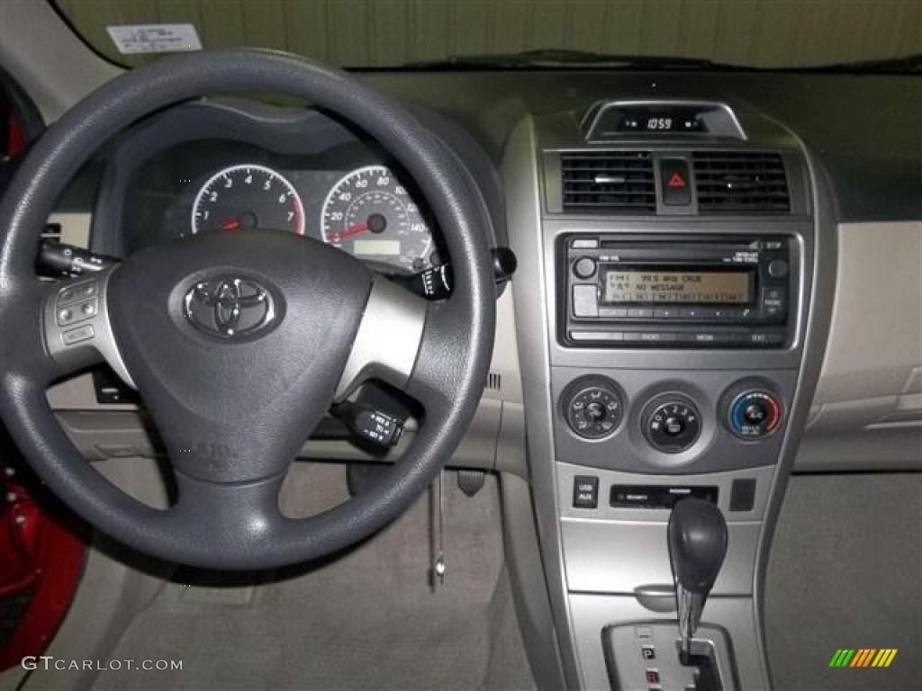 2012 Corolla LE - Barcelona Red Metallic / Ash photo #13