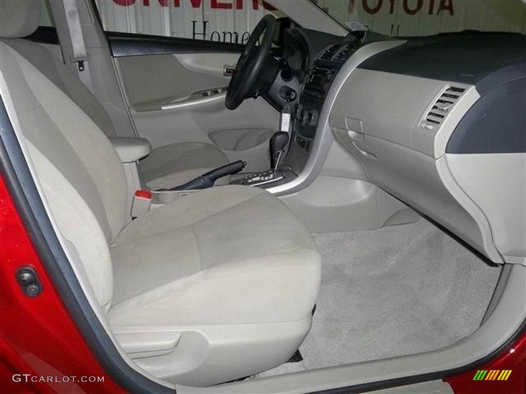 2012 Corolla LE - Barcelona Red Metallic / Ash photo #17