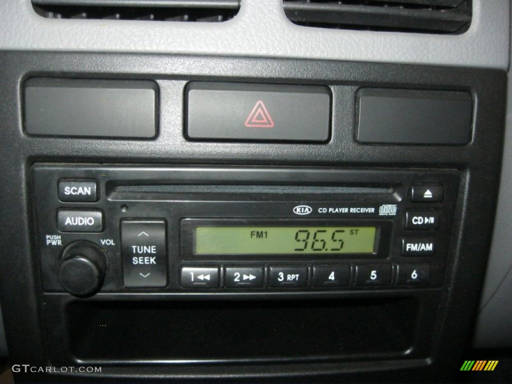 2004 Rio Sedan - Rally Blue / Gray photo #23