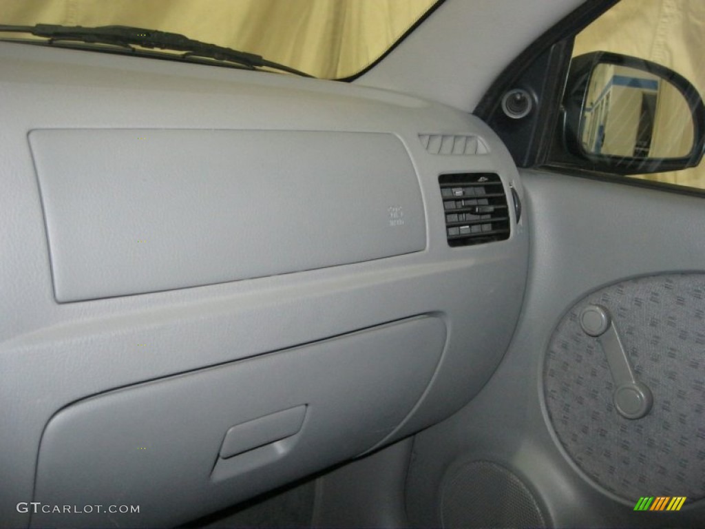 2004 Rio Sedan - Rally Blue / Gray photo #26