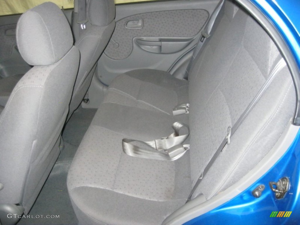 2004 Rio Sedan - Rally Blue / Gray photo #29
