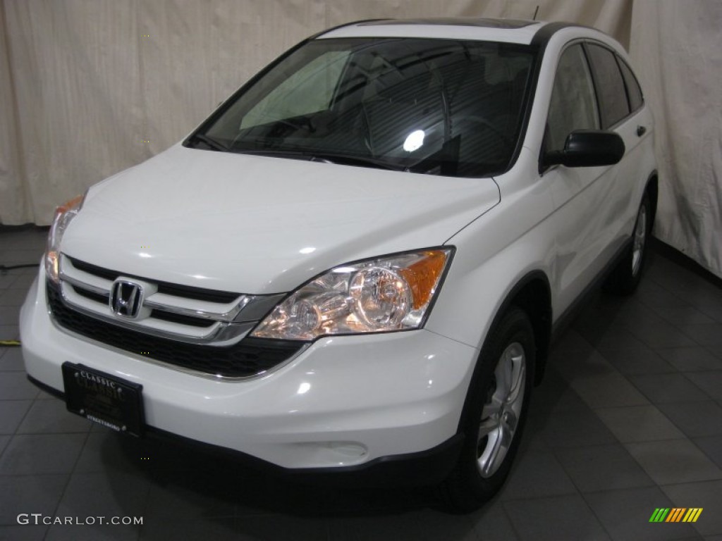 2011 CR-V EX - Taffeta White / Gray photo #1