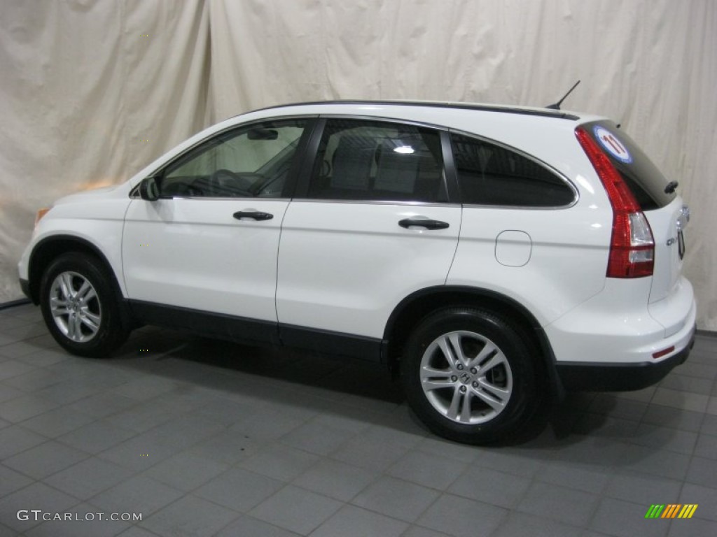 2011 CR-V EX - Taffeta White / Gray photo #9