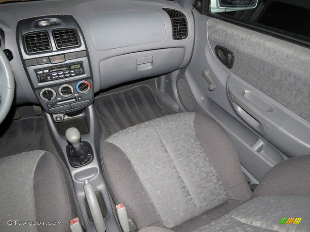 2005 Accent GLS Coupe - Silver Mist / Gray photo #17