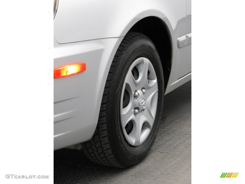 2005 Accent GLS Coupe - Silver Mist / Gray photo #22