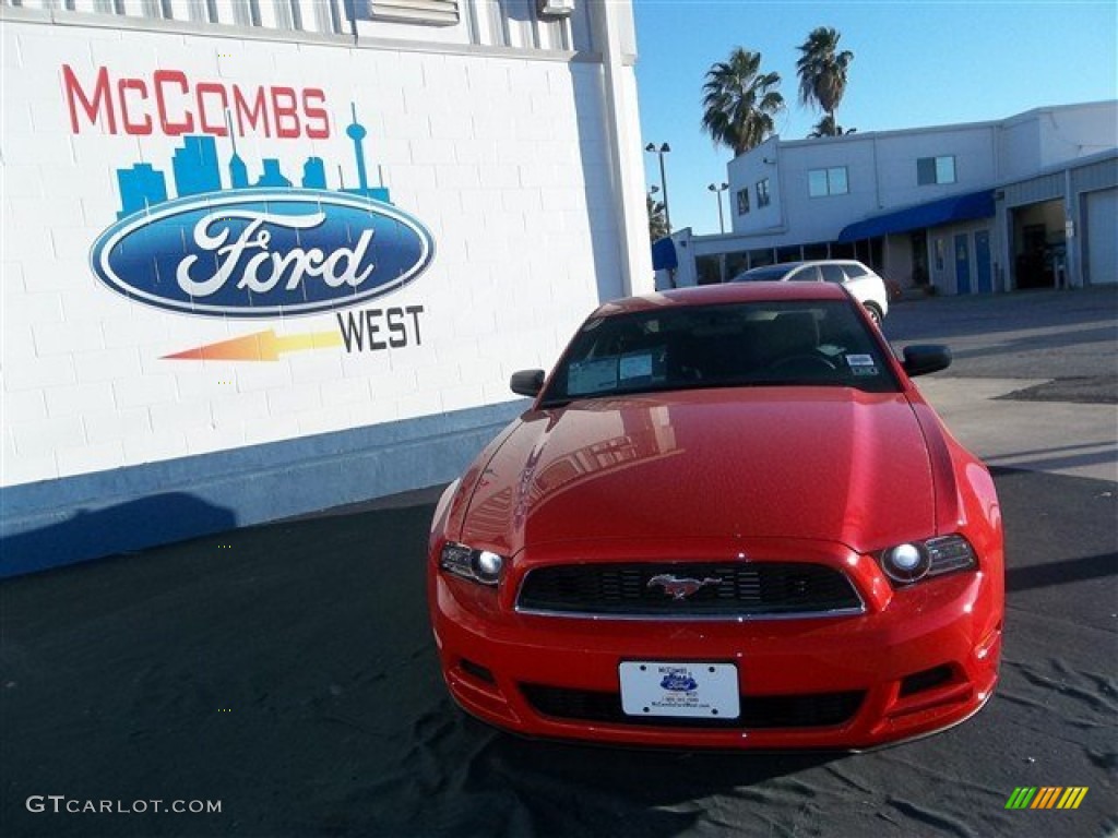 2013 Mustang V6 Coupe - Race Red / Charcoal Black photo #1