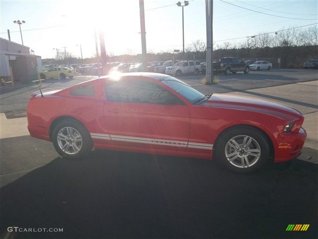 2013 Mustang V6 Coupe - Race Red / Charcoal Black photo #6