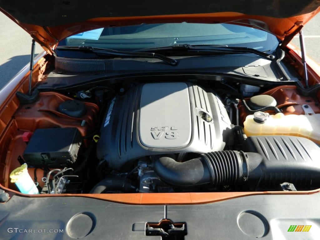 2011 Dodge Charger R/T Road & Track 5.7 Liter HEMI OHV 16-Valve Dual VVT V8 Engine Photo #76167842