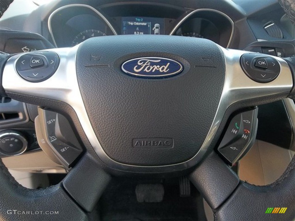 2012 Focus SEL 5-Door - Sterling Grey Metallic / Stone photo #30