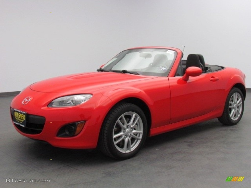 2011 MX-5 Miata Sport Roadster - True Red / Black photo #1