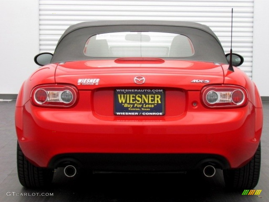 2011 MX-5 Miata Sport Roadster - True Red / Black photo #7