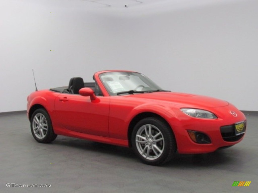 2011 MX-5 Miata Sport Roadster - True Red / Black photo #14