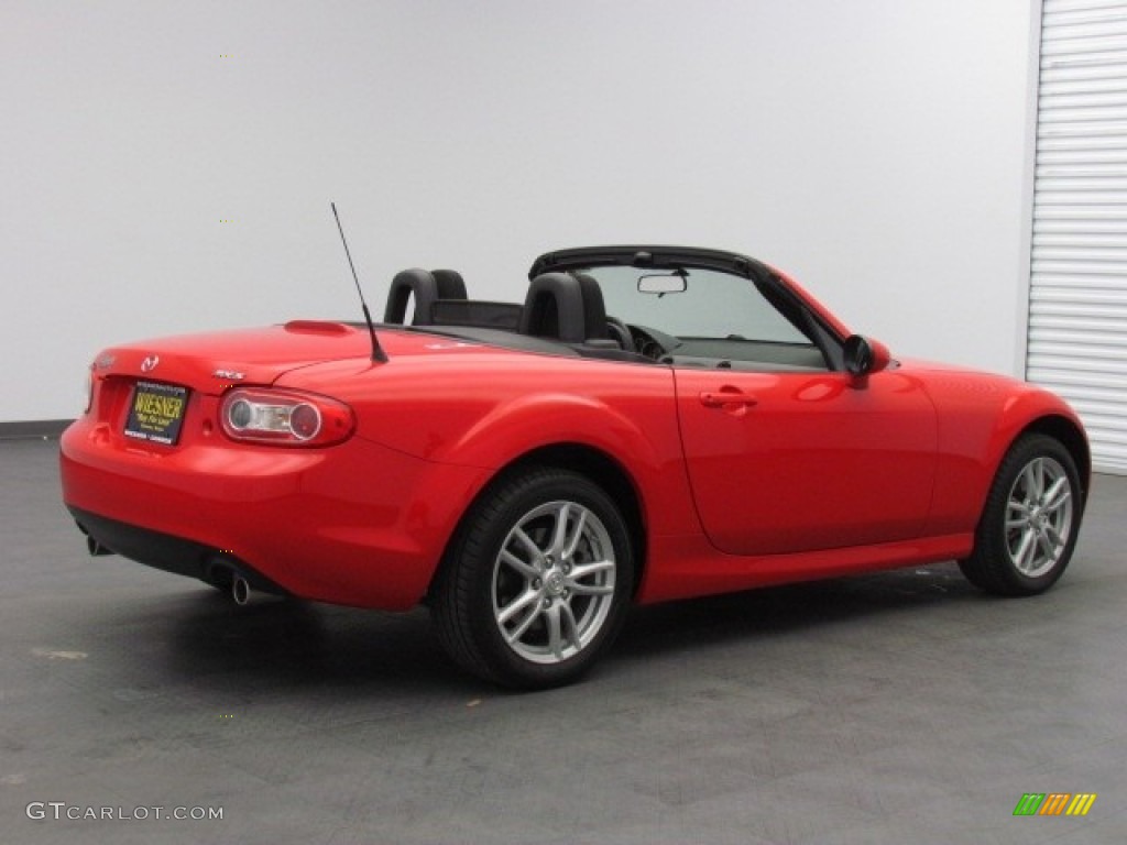 2011 MX-5 Miata Sport Roadster - True Red / Black photo #15