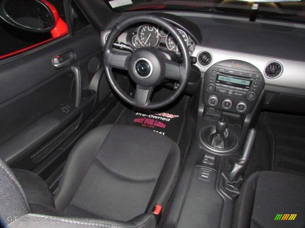 2011 Mazda MX-5 Miata Sport Roadster Black Dashboard Photo #76168656