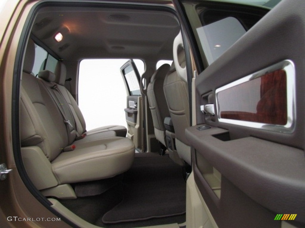 2011 Ram 1500 Laramie Crew Cab 4x4 - Saddle Brown Pearl / Light Pebble Beige/Bark Brown photo #15