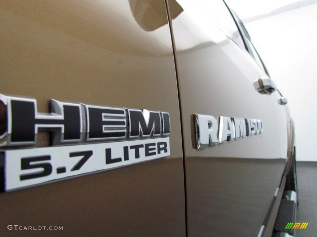 2011 Ram 1500 Laramie Crew Cab 4x4 - Saddle Brown Pearl / Light Pebble Beige/Bark Brown photo #25
