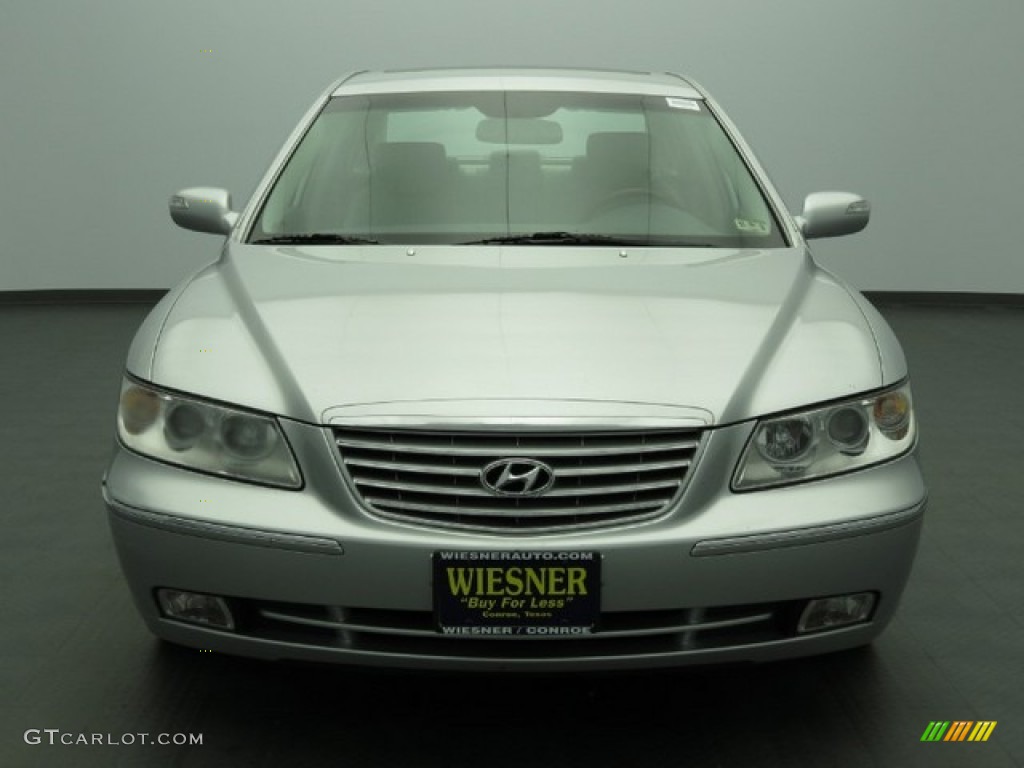 2008 Azera Limited - Silver Frost / Gray photo #2