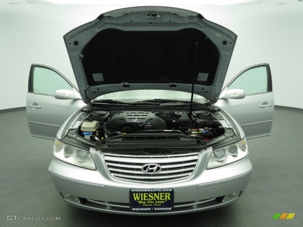 2008 Azera Limited - Silver Frost / Gray photo #10