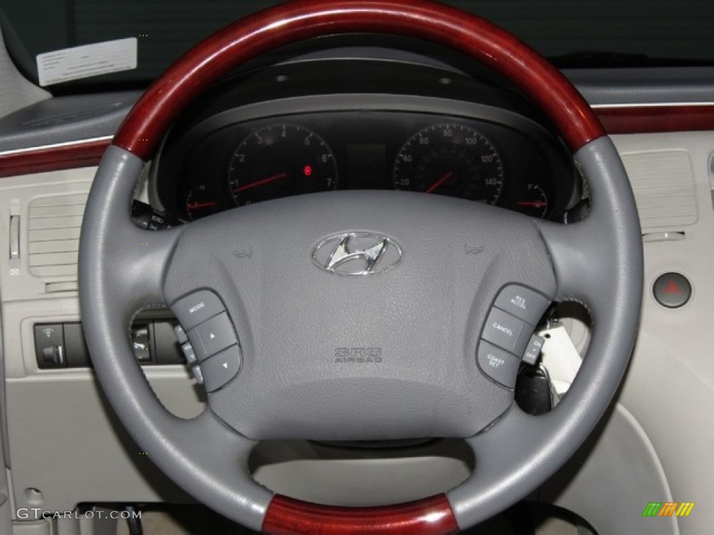 2008 Azera Limited - Silver Frost / Gray photo #24