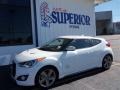 2013 Elite White Pearl Hyundai Veloster Turbo  photo #4