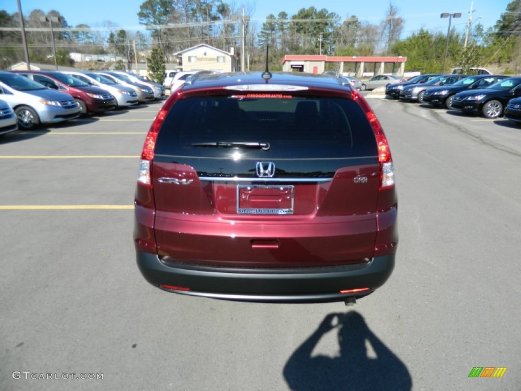 2013 CR-V EX-L - Basque Red Pearl II / Gray photo #4